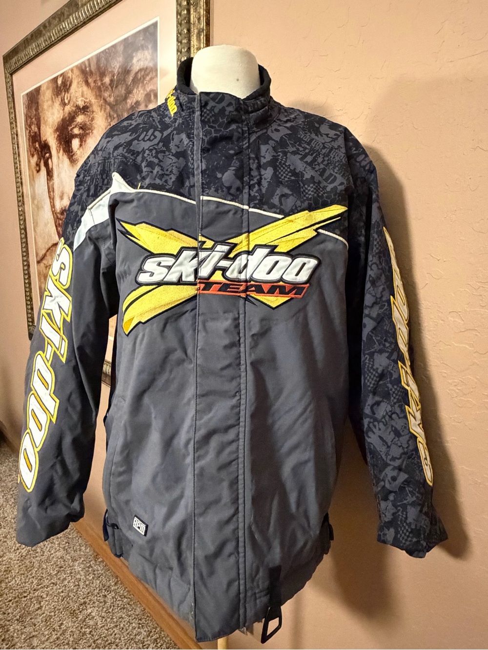 PerformanceSki-Doo Grey Cresta Insulated Snow Jacket Size P/S with inner pockets